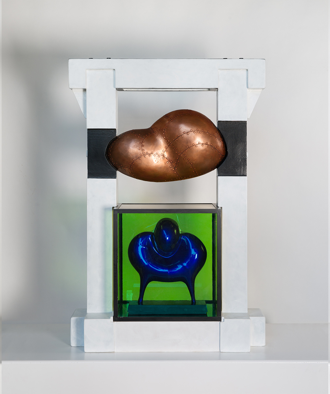 Chameleon Man Under Copper Cloud, 2016