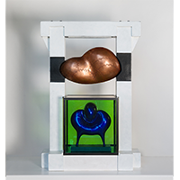 Chameleon Man Under Copper Cloud, 2016